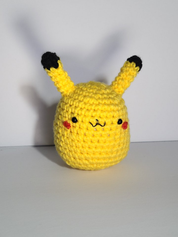 Handmade Amigurumi Yellow Creature Stuffed Animal product image (1)