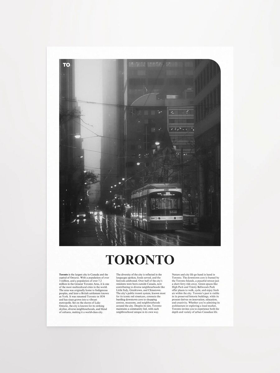 Toronto 07 Newspaper Poster product image (11)