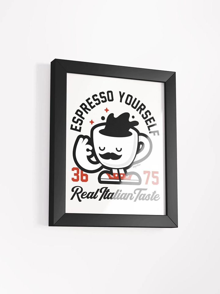 Mr Espresso Framed Poster product image (1)