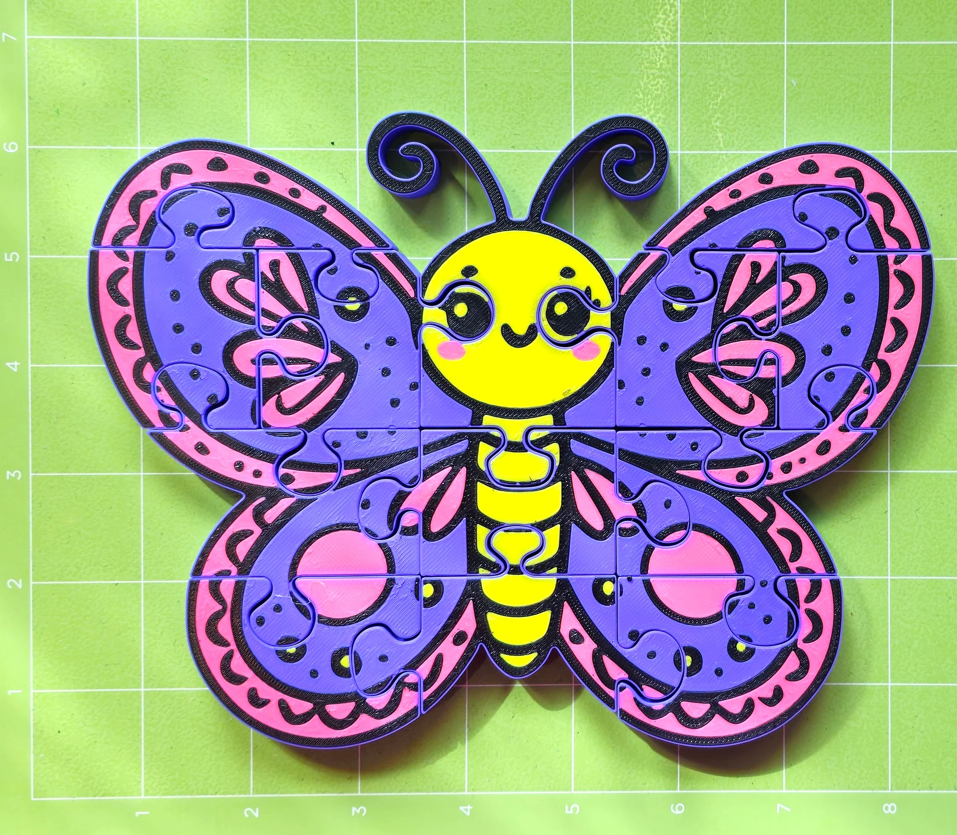 Butterfly 3D Printed Jigsaw Puzzle – A Fluttering Adventure in Every Piece! product image (4)