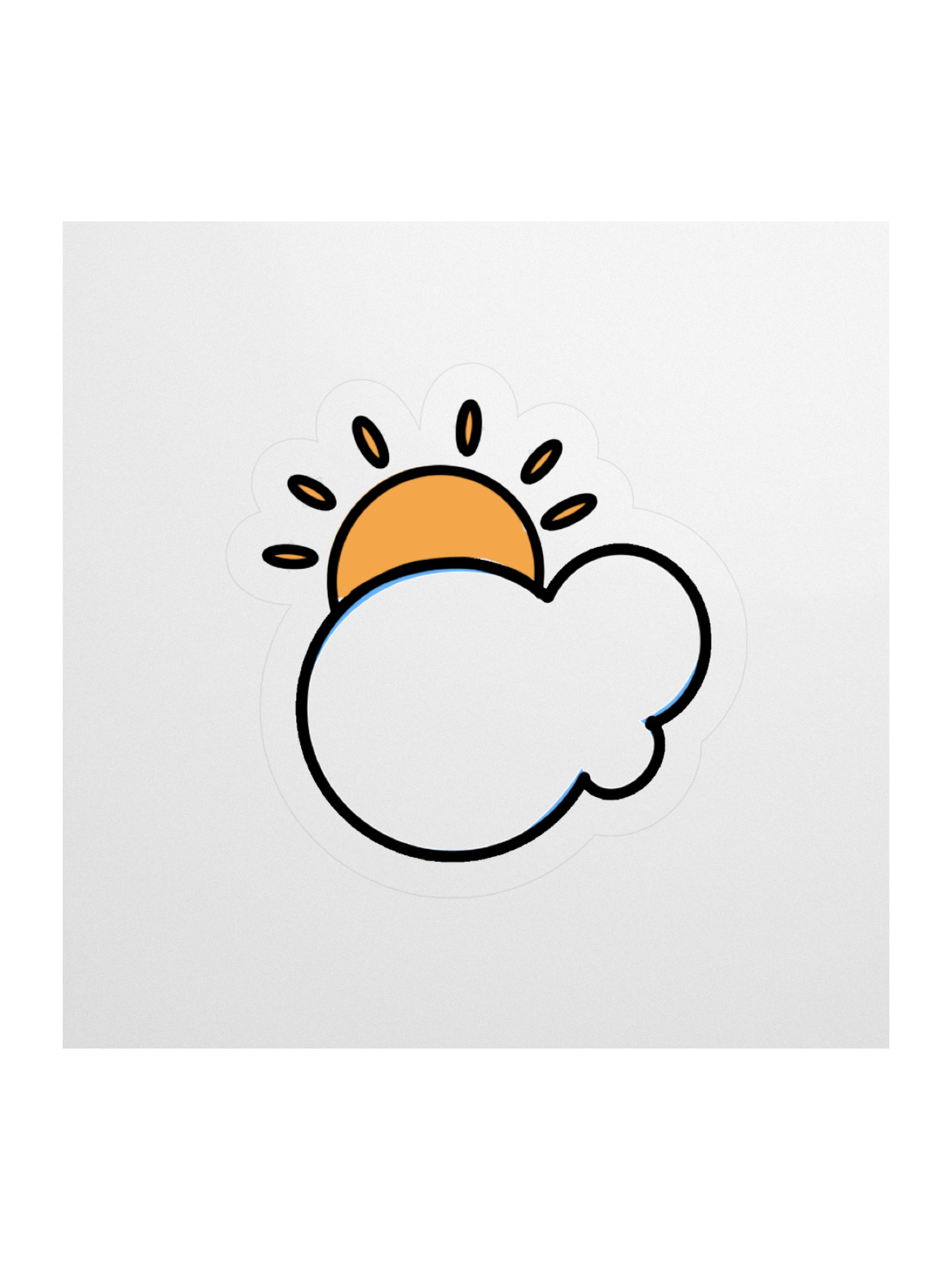 Sunny Sky Kiss-Cut Stickers product image (1)