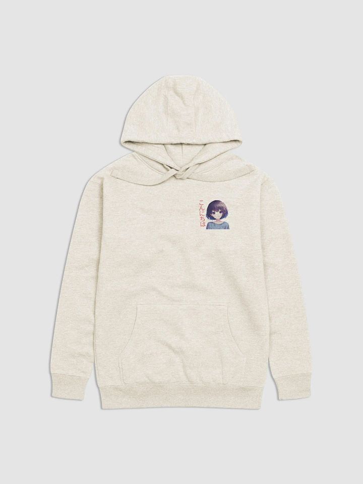 Konnichiwa Anime-Style Unisex Hoodie product image (2)