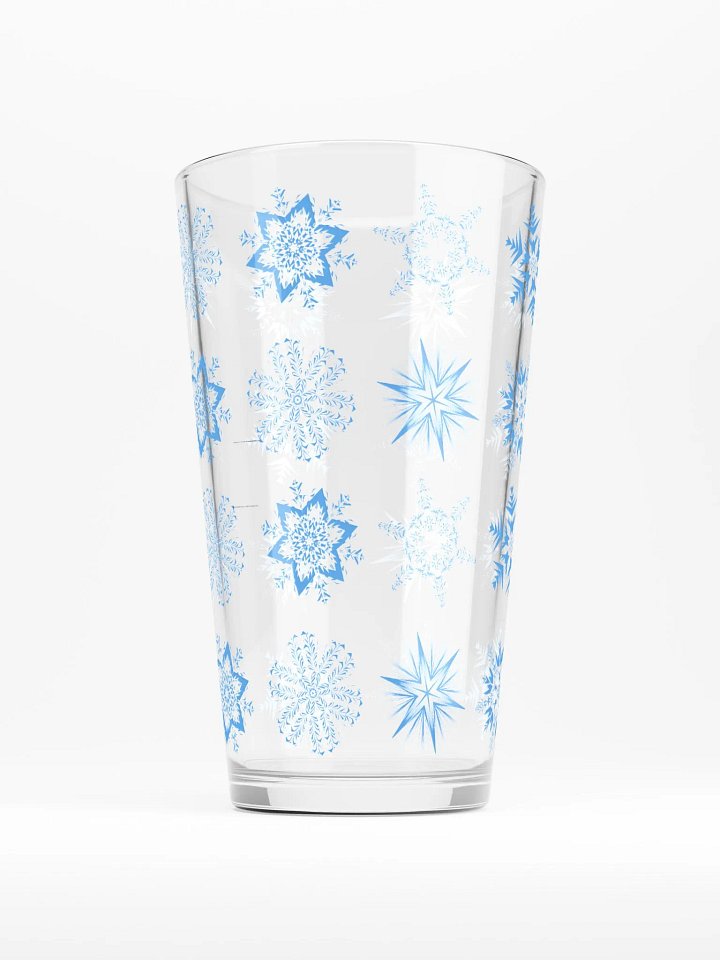 All Snowflakes Pint Glass product image (1)