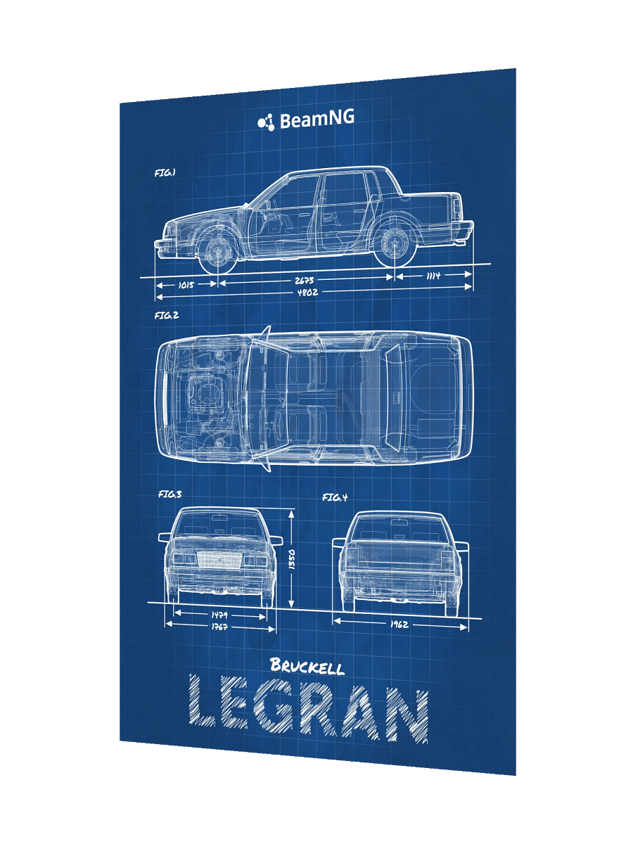 Bruckell Legran Blueprint Poster product image (3)