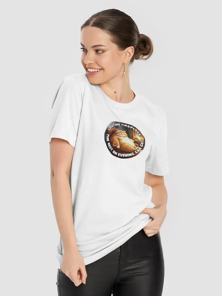 Cozy Cat - YouTube Fireplace: The Best an Evening Can Get | Tee product image (2)
