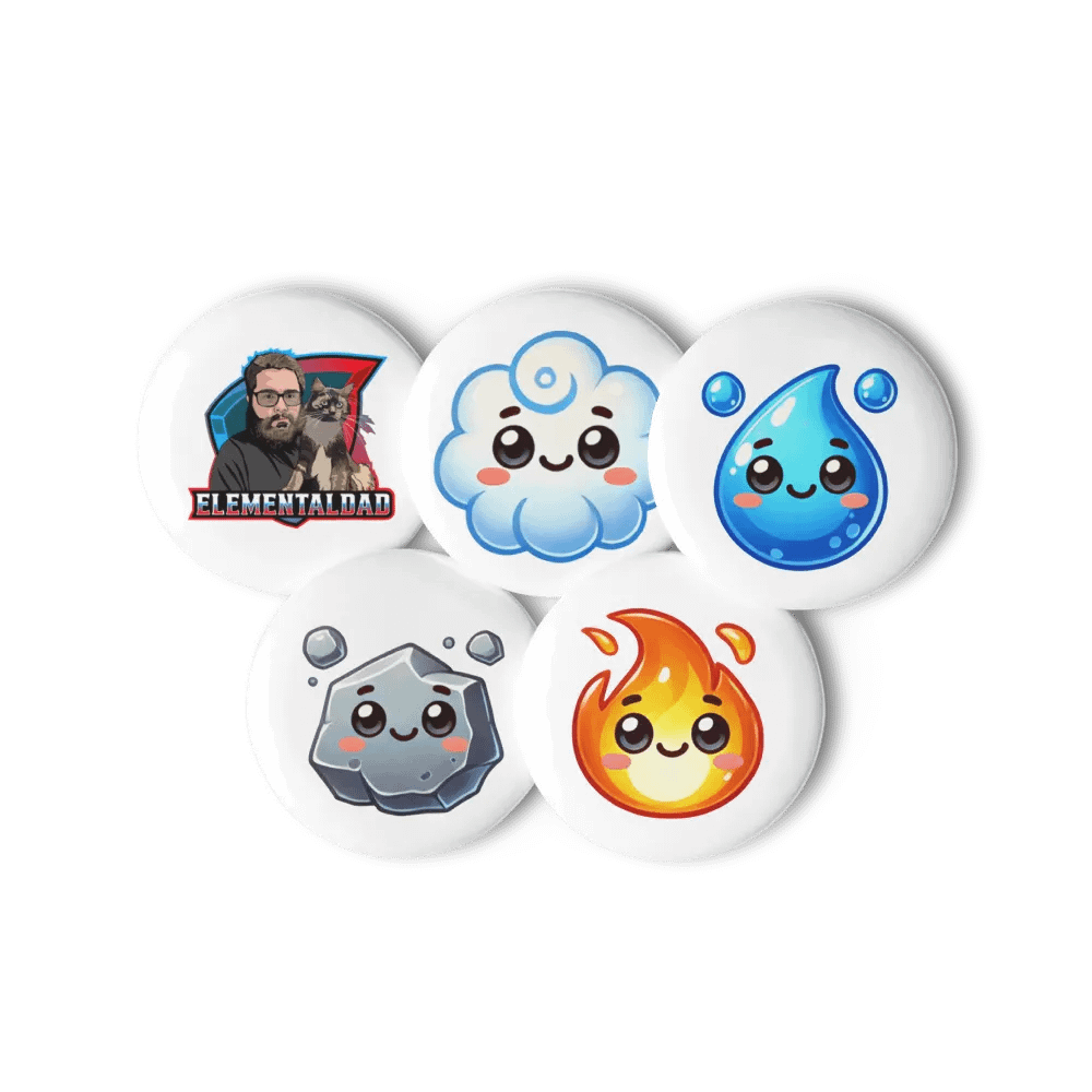 Elemental Pin Badges product image (6)