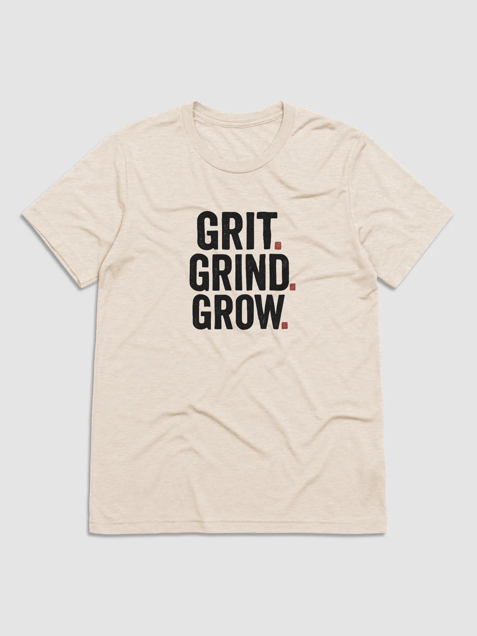 GRIT GRIND GROW Tri-Blend Tee product image (1)