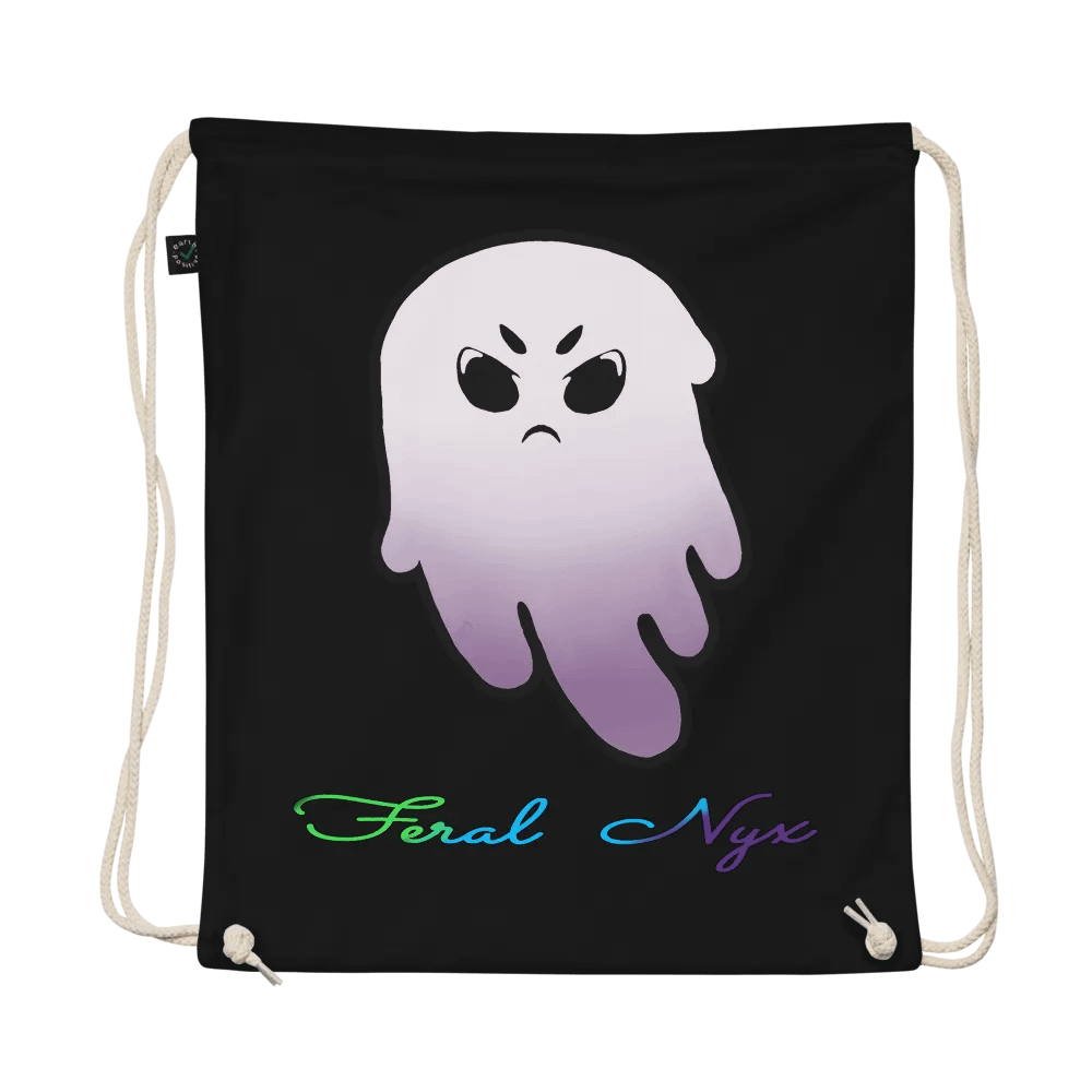 Ghostie Boi - Cotton Drawstring Bag product image (1)