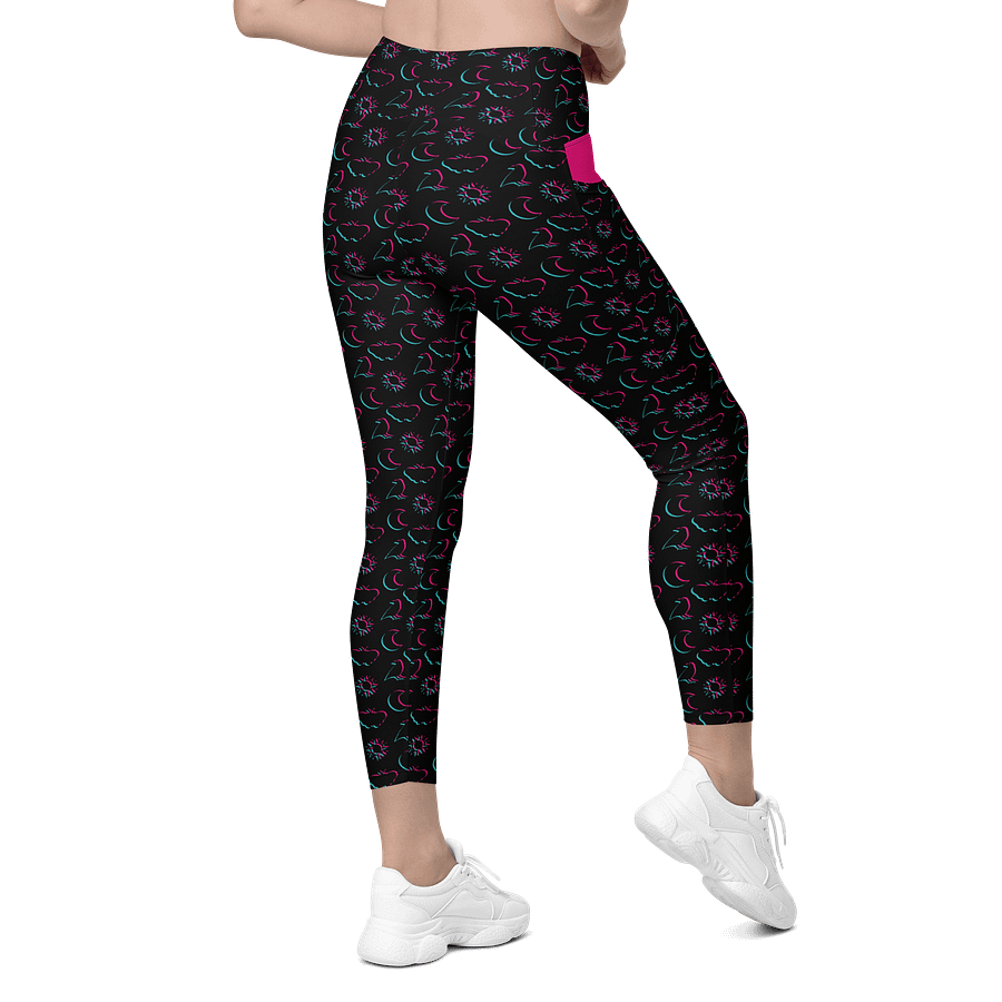 Lost Records: Bloom & Rage Raven Sun Moon Moth Leggings product image (9)