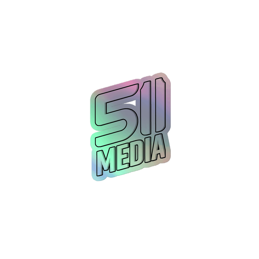 Five11Media Holographic Sticker product image (1)