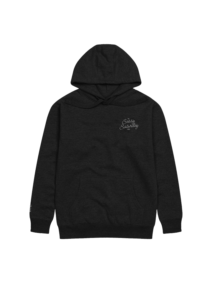 Sassy Saturday Crew Cotton Unisex Hoodie - White product image (1)