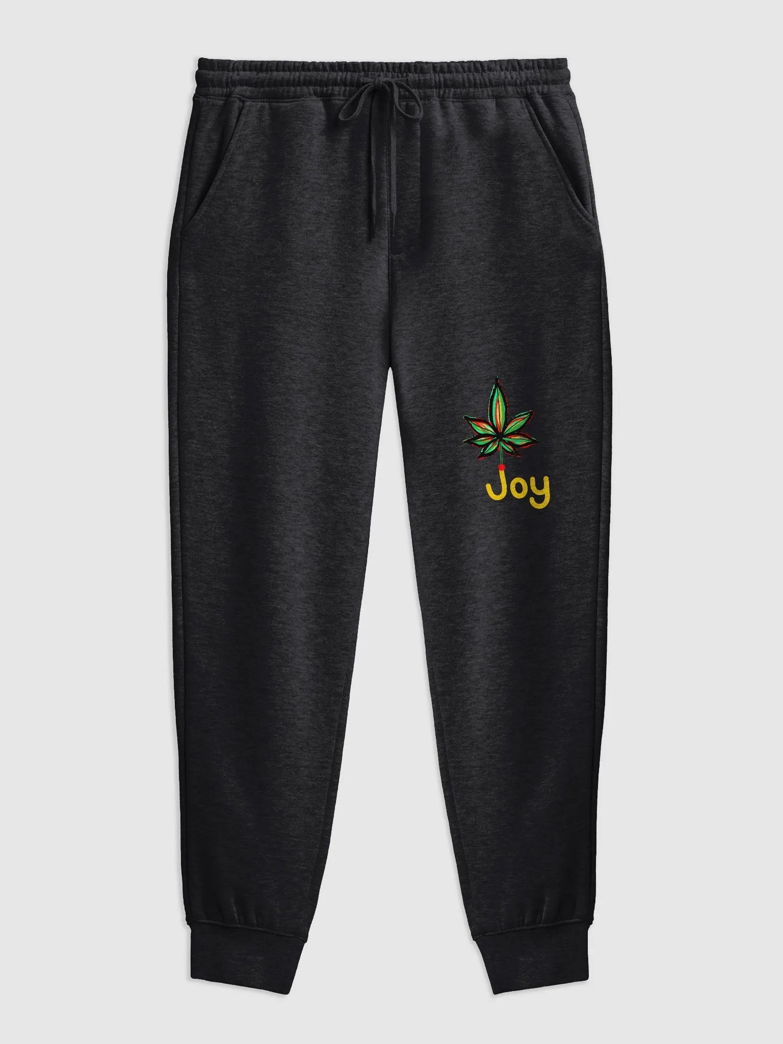 Cheery Red Smiley Face & Joy Leaf Joggers product image (1)