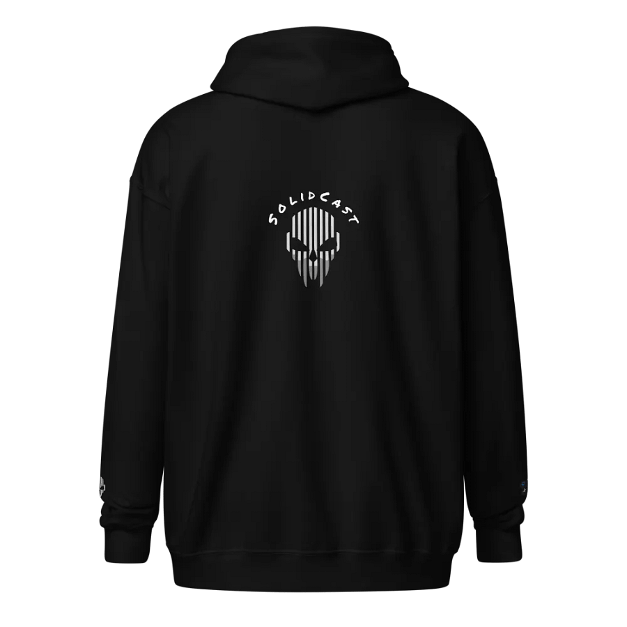 SolidCast Zip-Up Premium Hoodie DUNDOO product image (2)