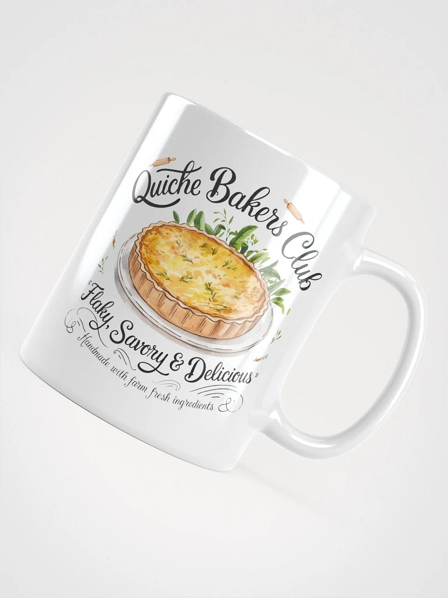 Quiche Bakers Club White Glossy Mug product image (10)