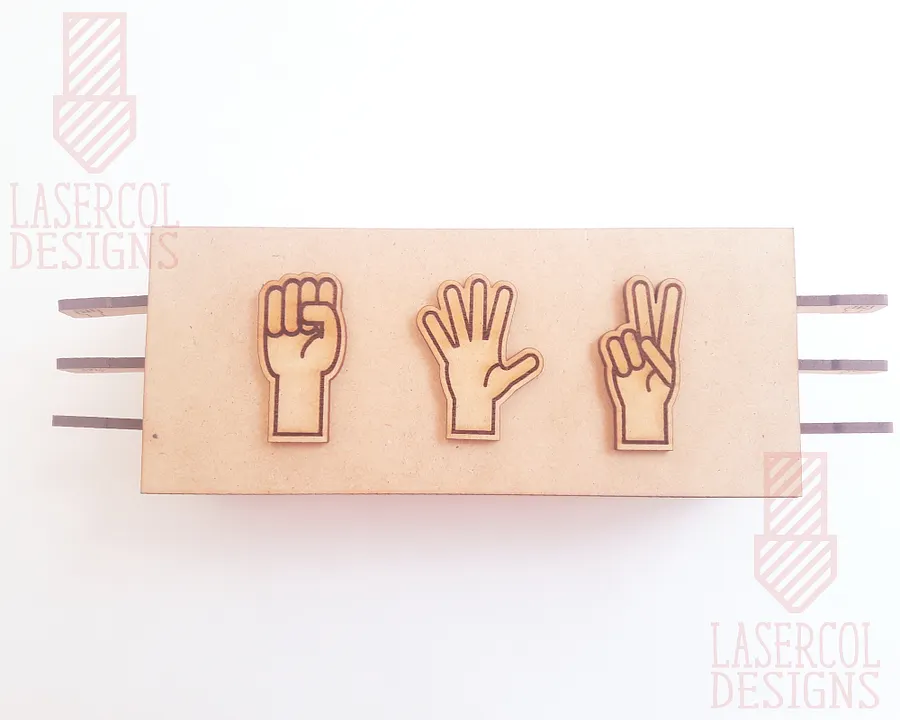 Rock Paper Scissors Game Box - Laser Cut Files product image (5)