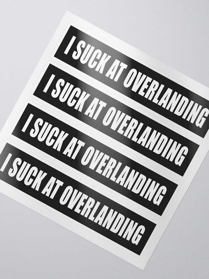 I SUCK AT OVERLANDING | Decal Sheet product image (2)