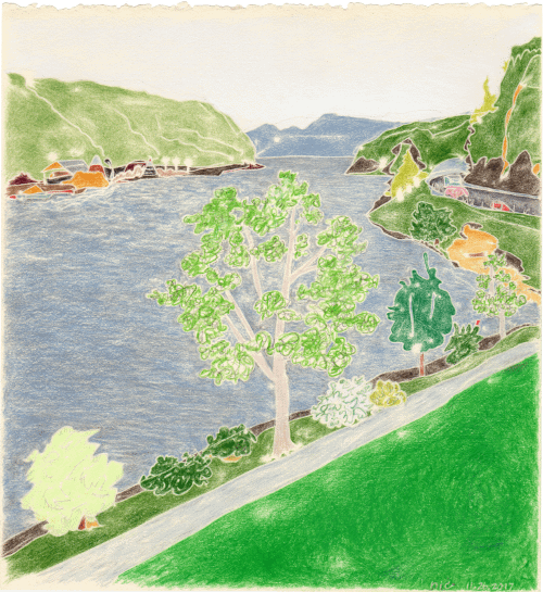 Hood River View Print product image (1)