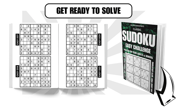 200 Classic Sudoku Easy Puzzle | Ebook | Printable product image (2)