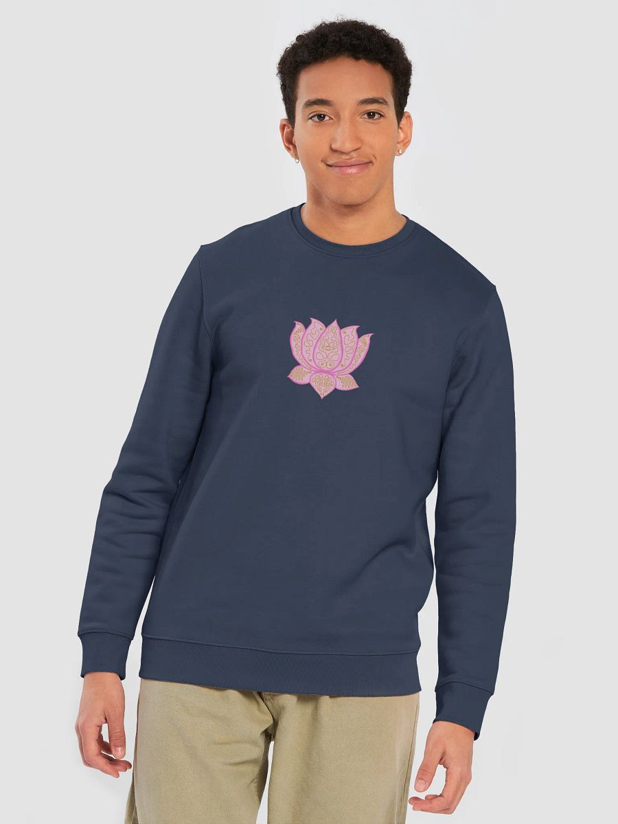 Golden Lotus Unisex Eco Sweatshirt product image (7)