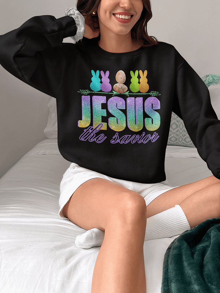 JESUS The Savior, Christian Faith, Heritage Sweater product image (1)