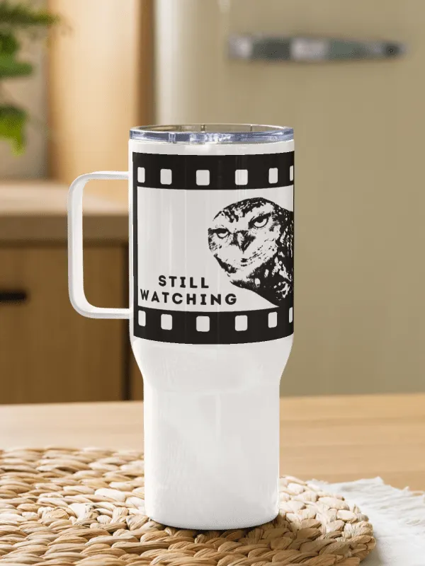 Still Watching Owl Travel Mug product image (1)