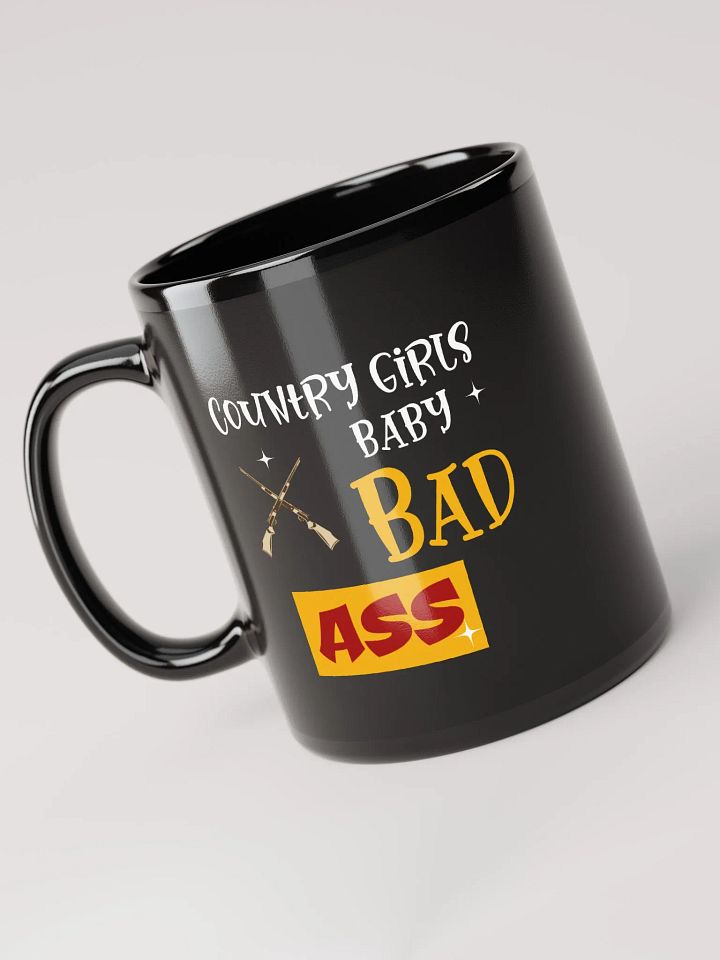 Bad Ass Black Glossy Mug product image (1)