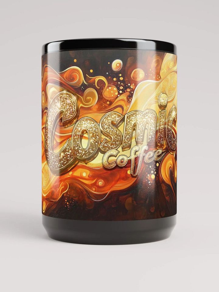 Cosmic Coffee Black Glossy Mug product image (1)
