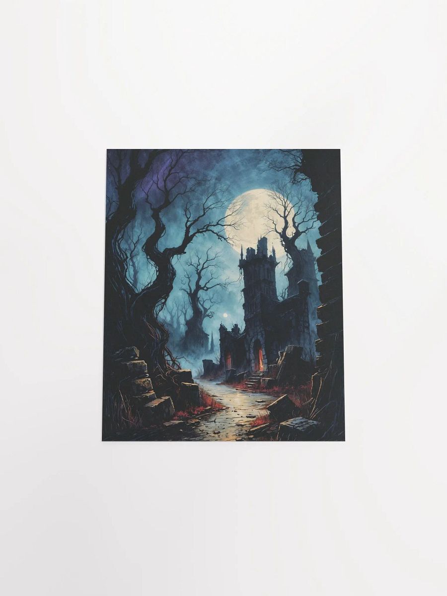 Moonlit Ruins Matte Poster product image (40)