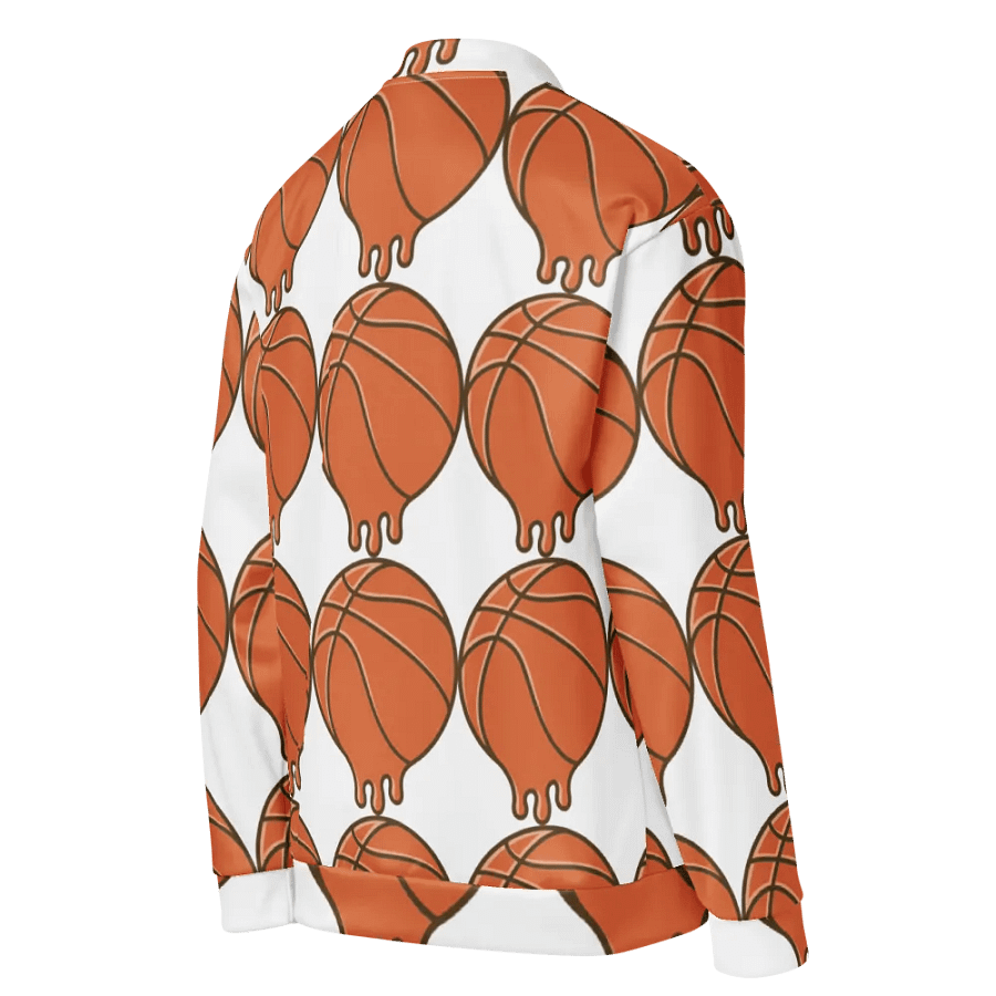 Melting Basketball All-Over Print Bomber Jacket product image (5)