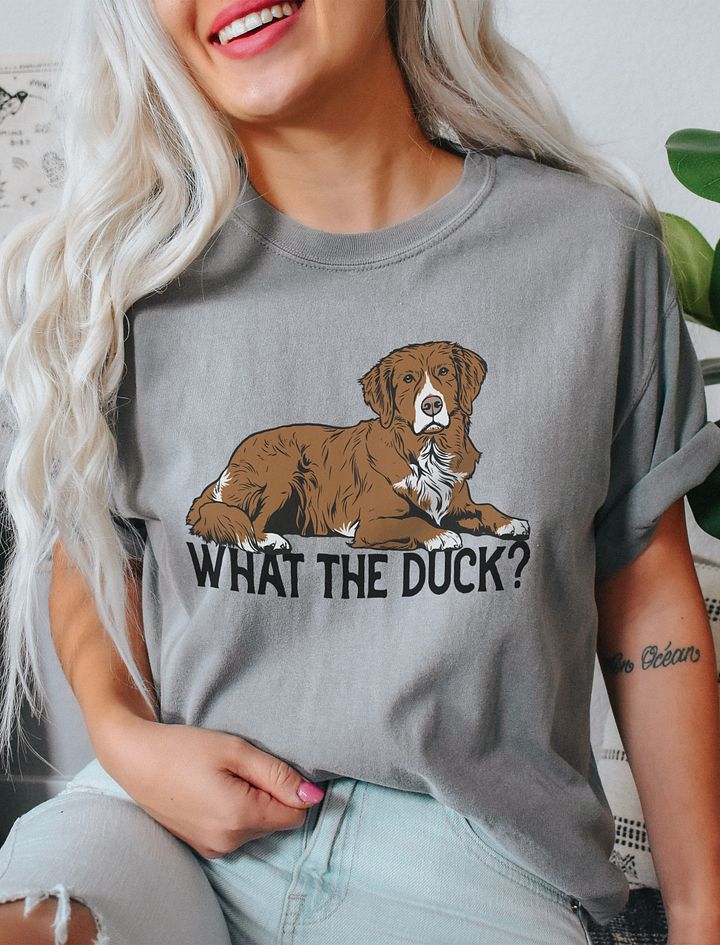 What the Duck? T-Shirt of a Nova Scotia Duck Tolling Retriever | Funny T-Shirt for Toller Owners product image (21)