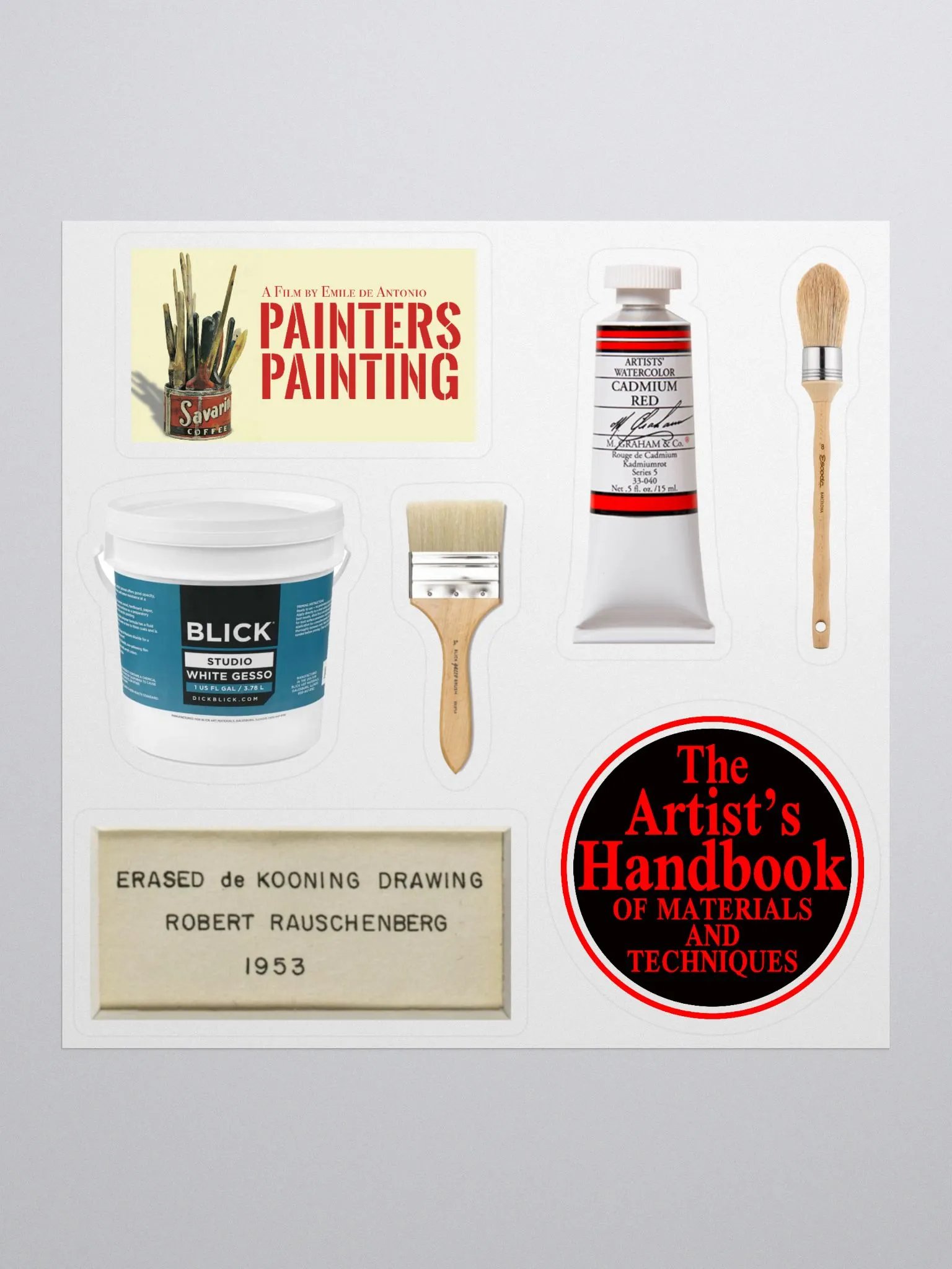 Painter's sticker set product image (2)
