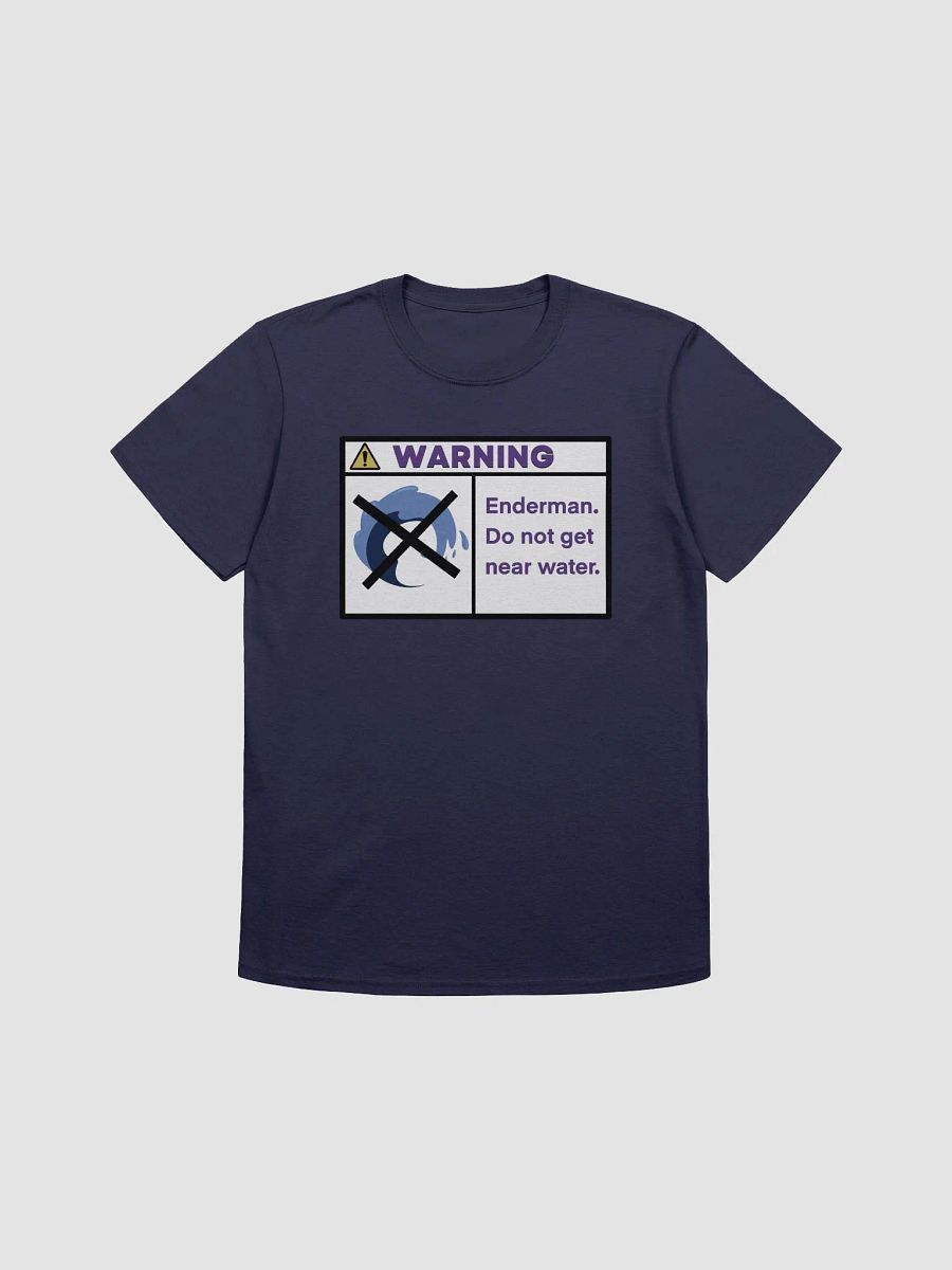 WARNING: Enderman Soft Tee product image (1)