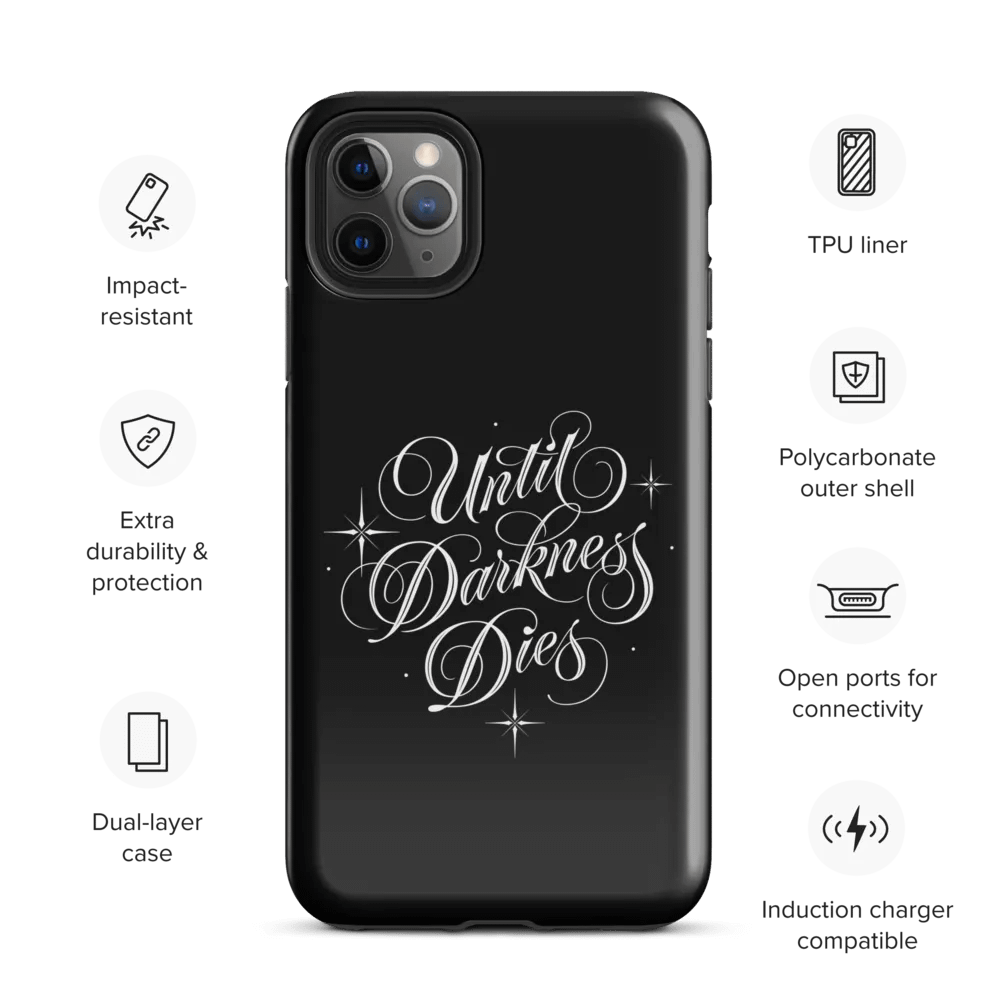 Until Darkness Dies (simple design) iPhone Case product image (2)