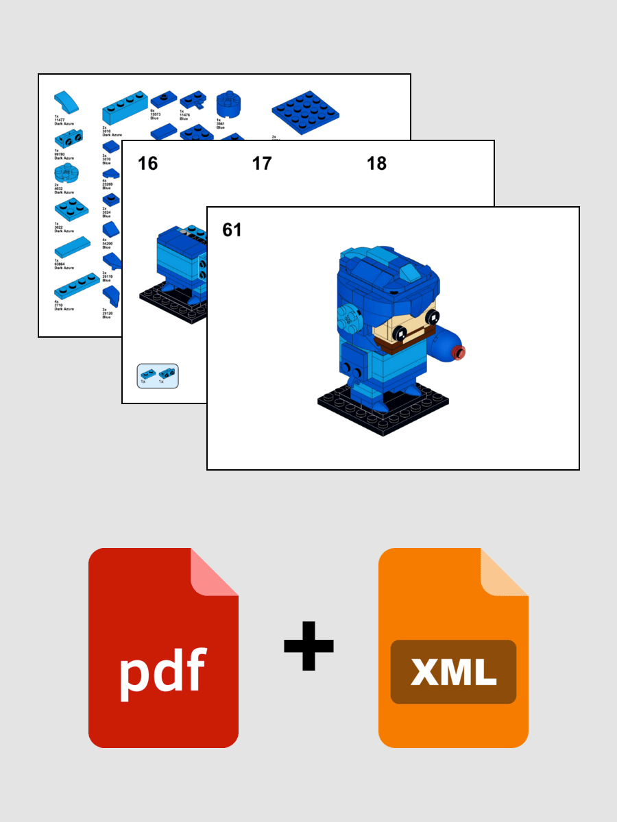 Pix Robot Man PDF and Parts List product image (2)