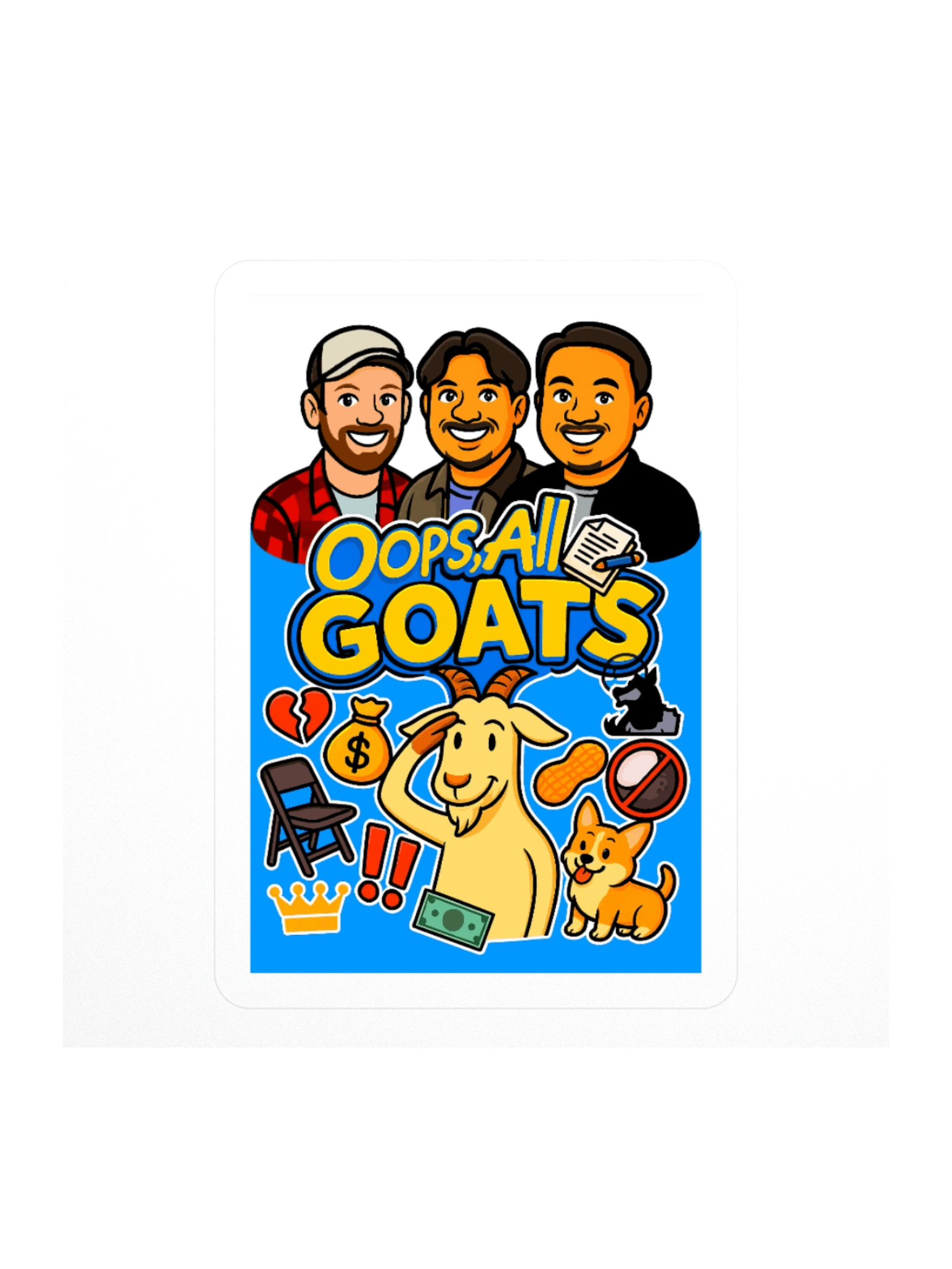 Oops, All GOATS - Stickers product image (1)