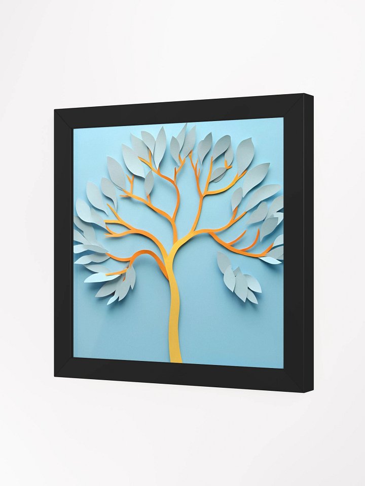 Whimsical Tree Silhouette Framed Poster product image (8)