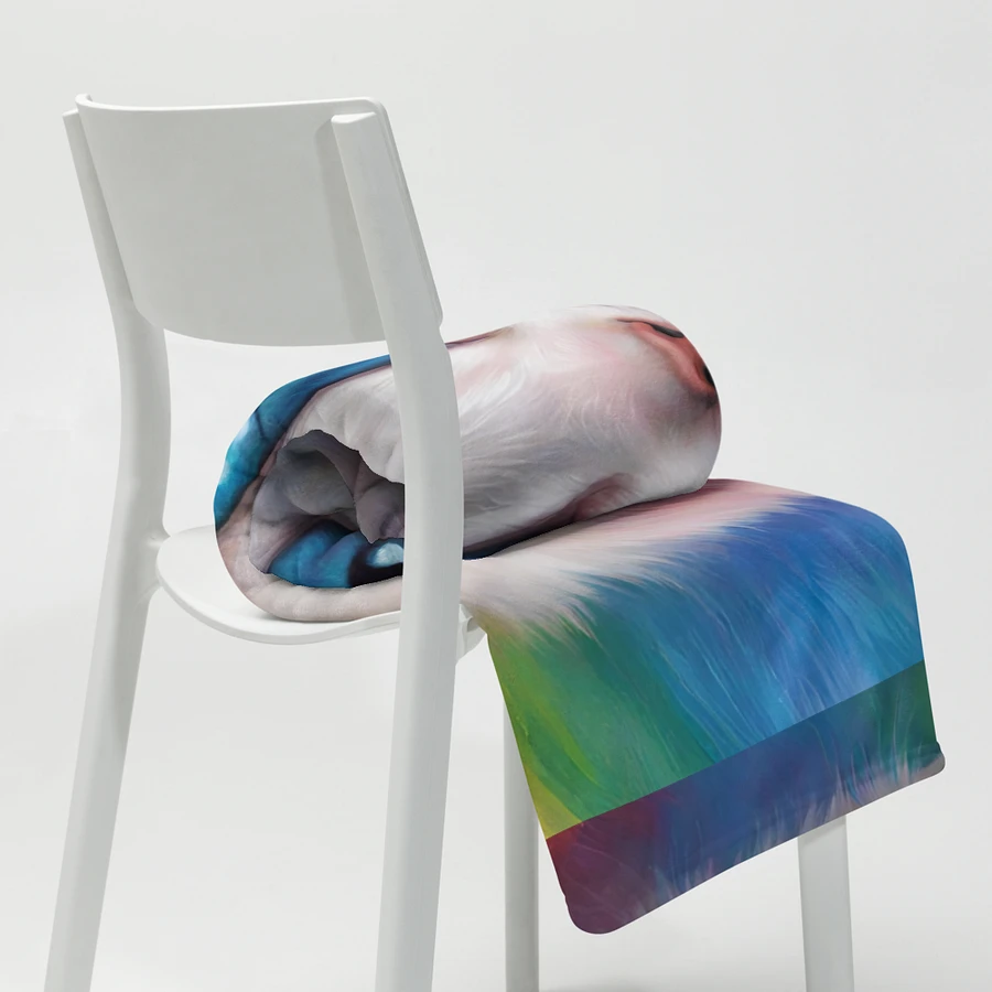 Rainbow Kitten Throw Blanket product image (20)