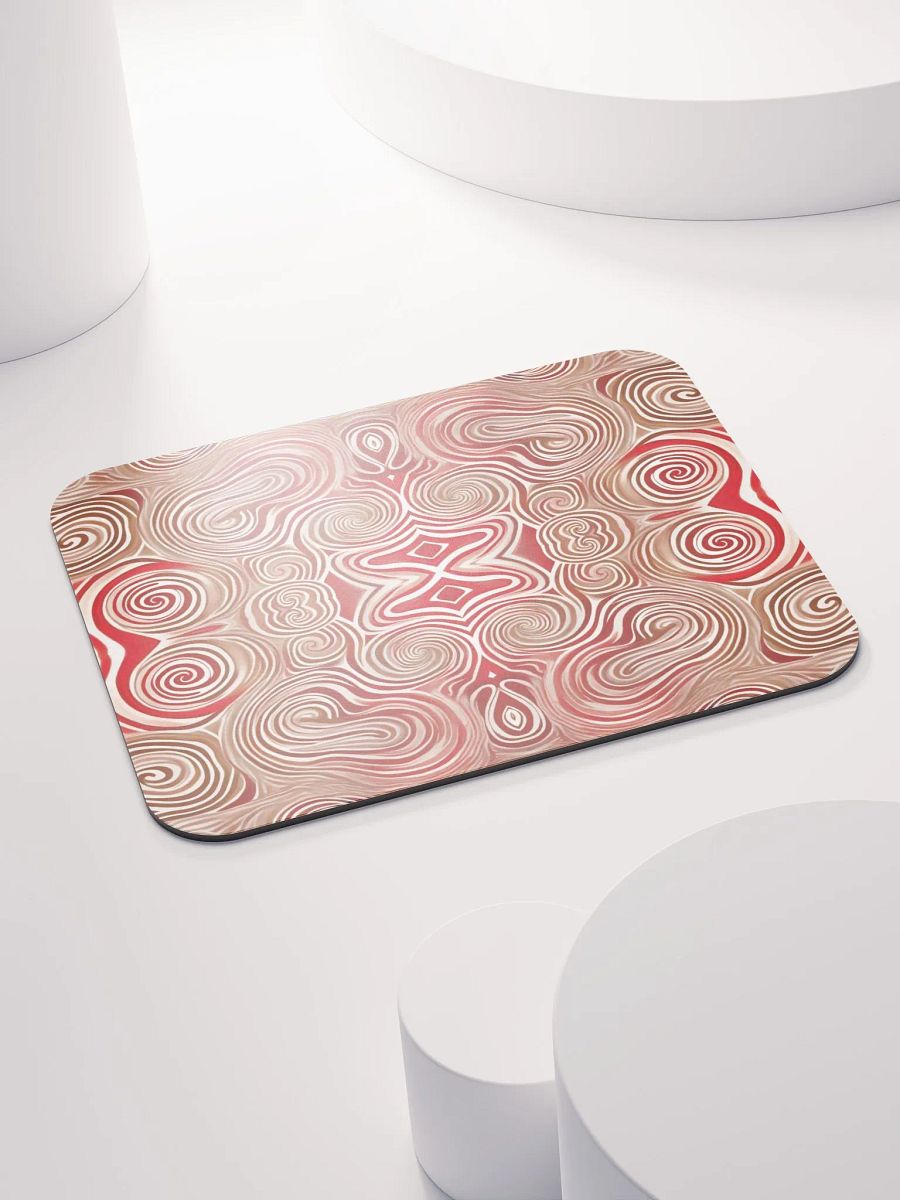 Funky Chocolate Cherry Swirls Tie-Dye Classic Mouse Pad product image (5)