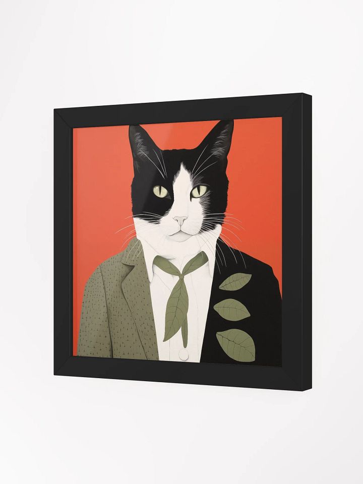 Whimsical Feline Gentleman Poster product image (9)
