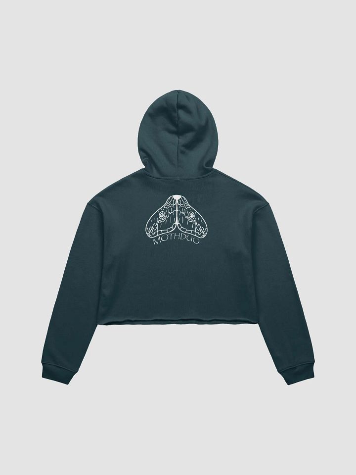 Mothduo Cropped Hoodie - White (Wings Edition) product image (10)