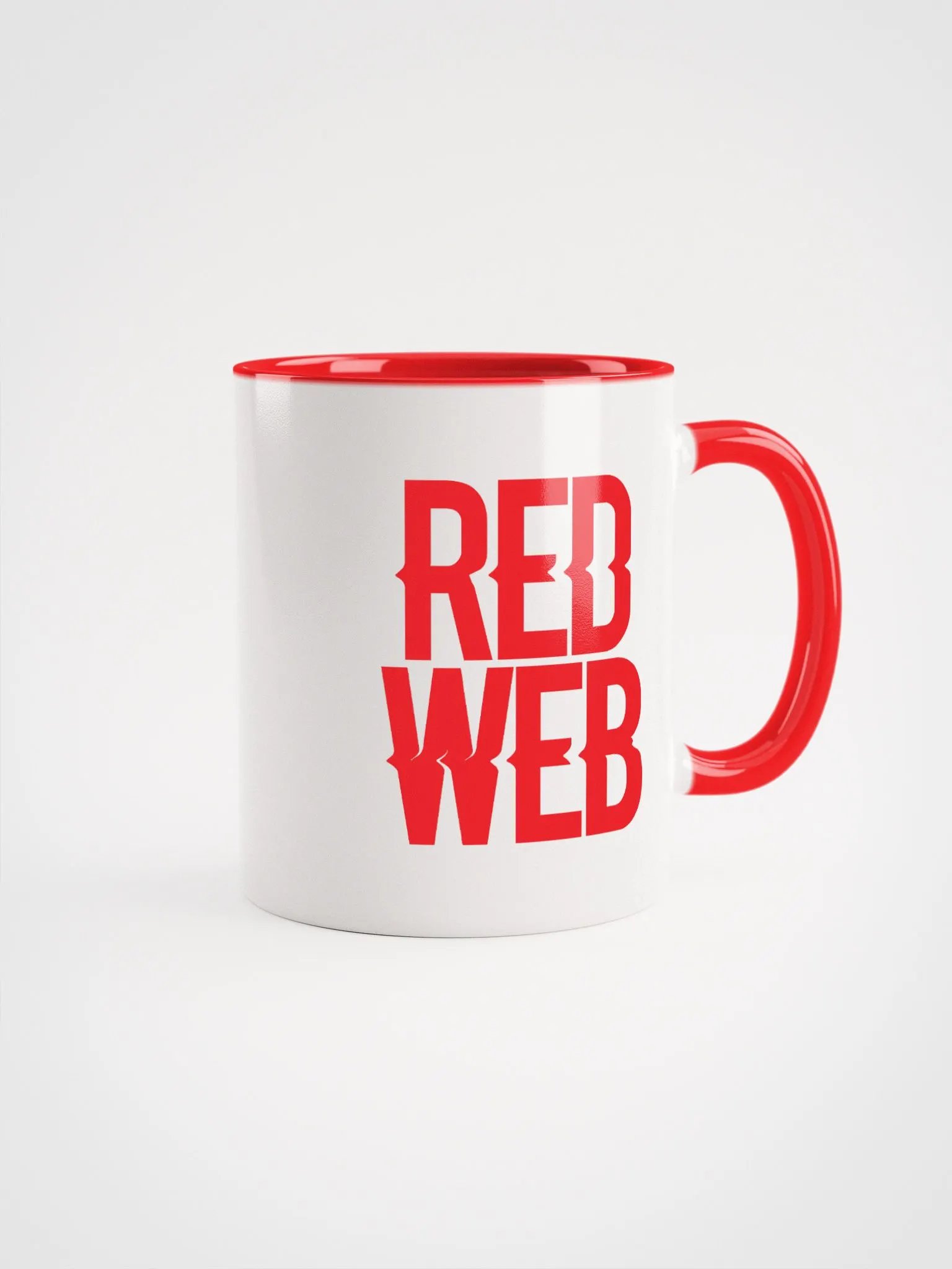 Red Web Mug product image (1)