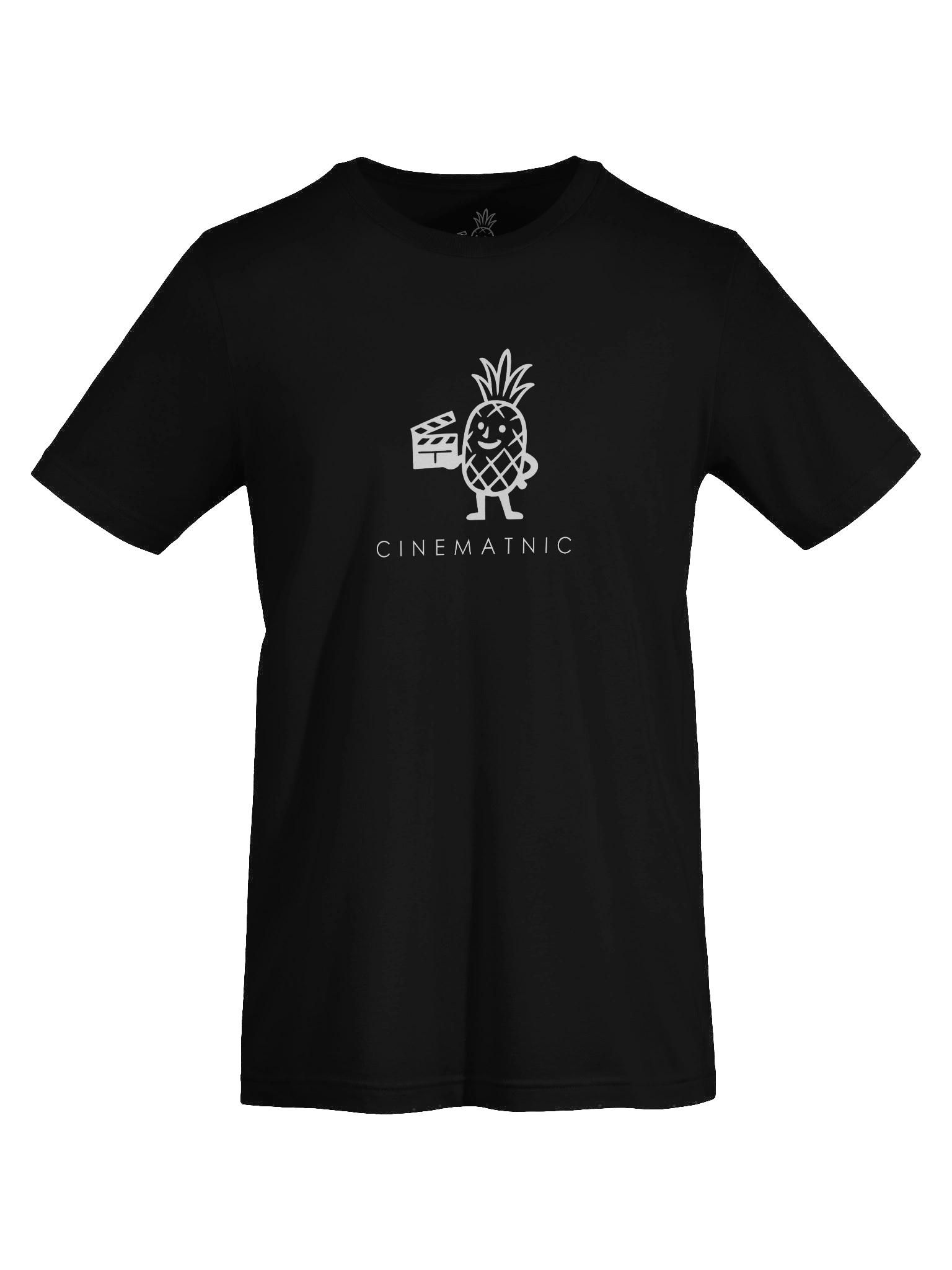 CinematNIC Pineapple Mascot Logo (Dark Tee) Unisex T-Shirt product image (7)