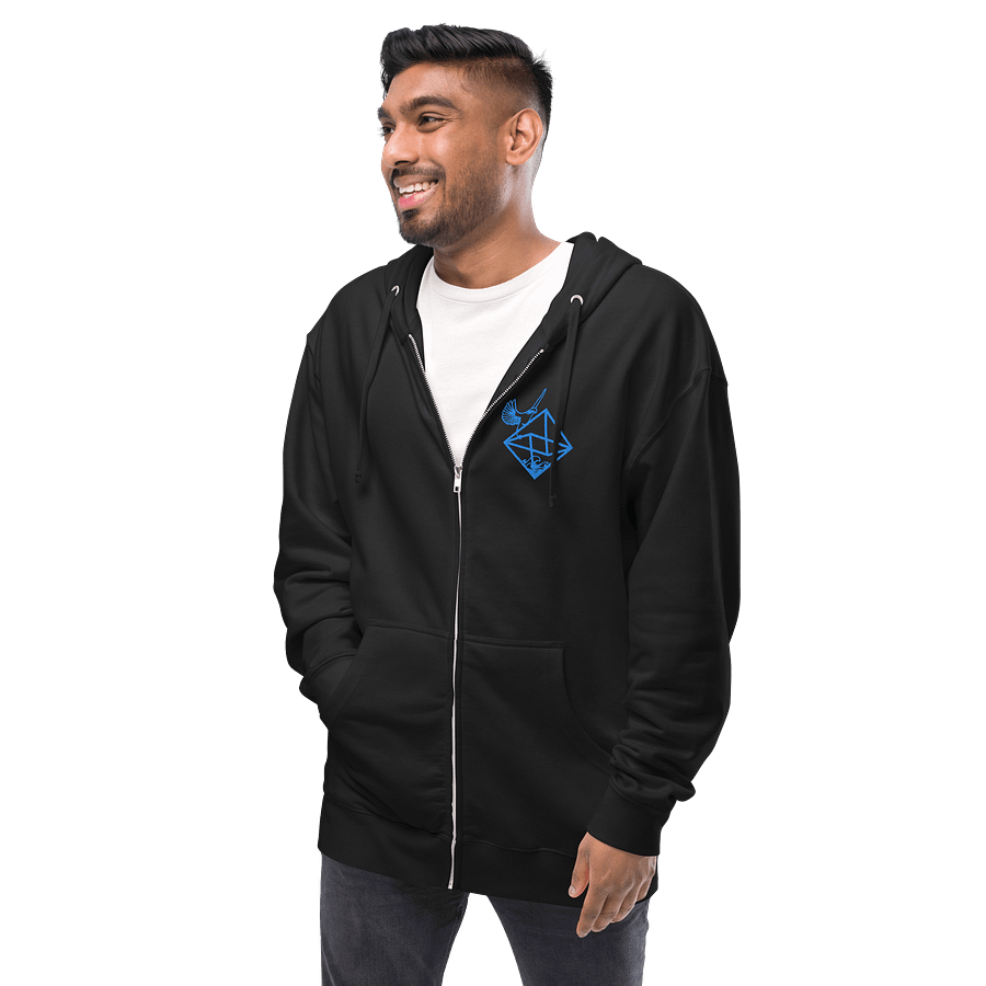 GONE Hello Dex Premium Zip Up Embroidered Hoodie product image (3)
