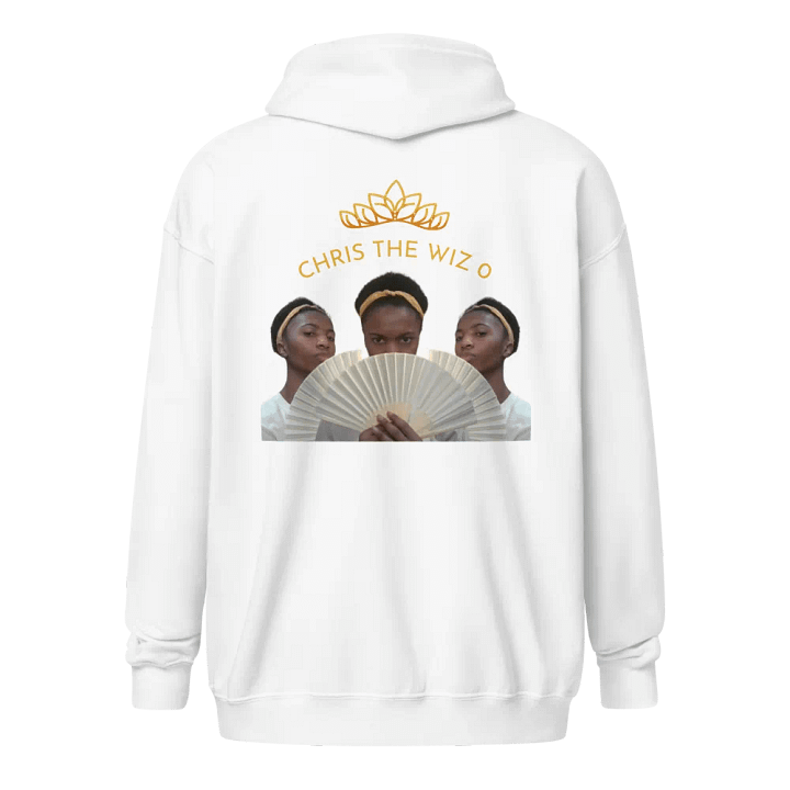 Love & Heartbreak White Zipper Hoodie product image (1)