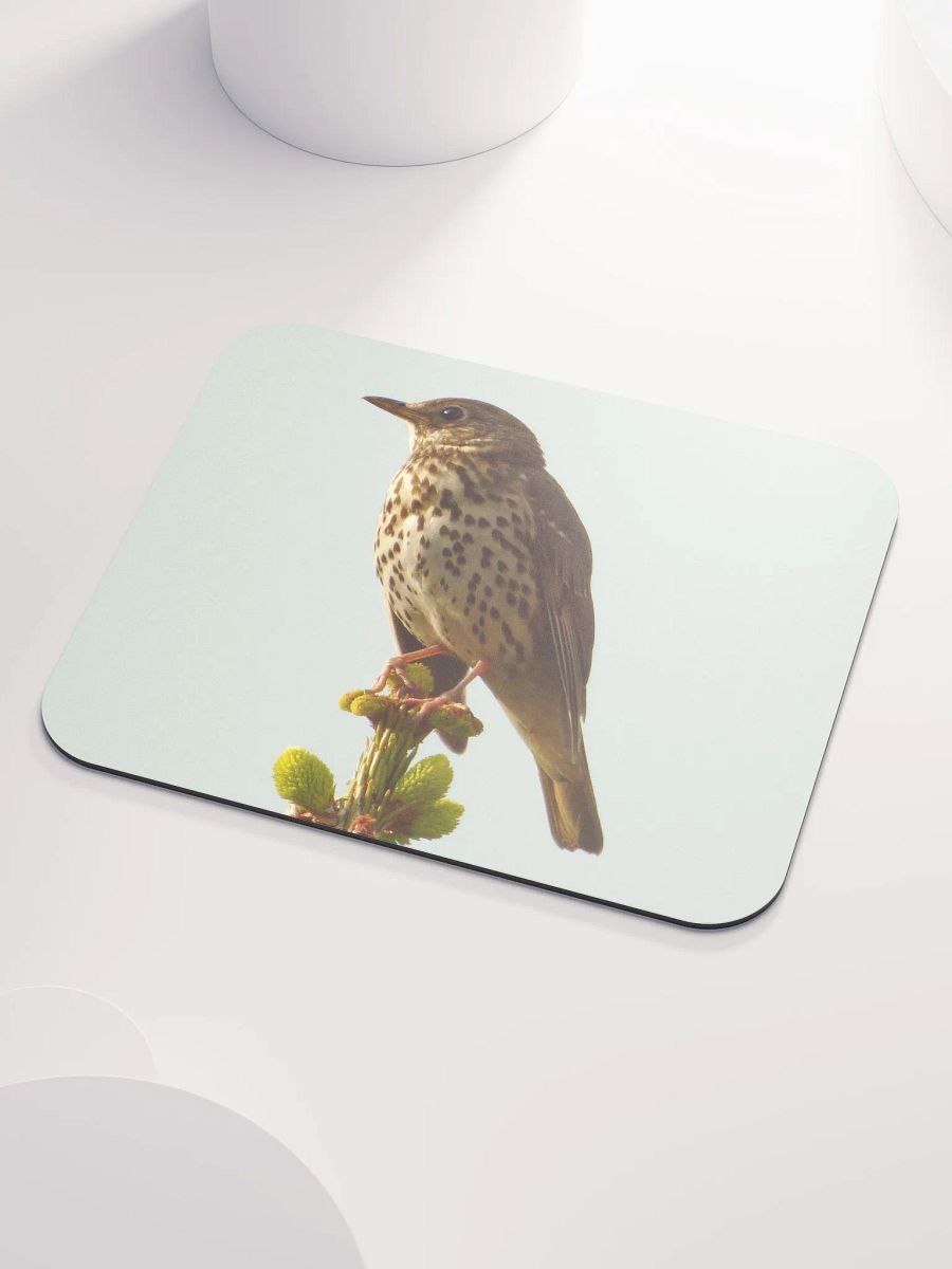 Classic Mouse Pad - The song thrush product image (3)