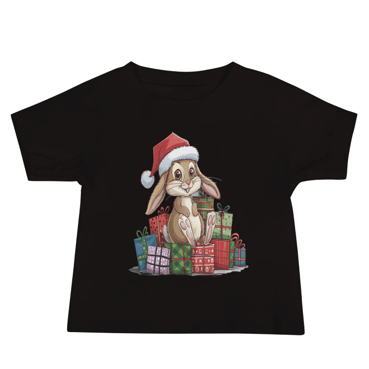 Santa Bunny Baby Jersey Short Sleeve Tee product image (2)