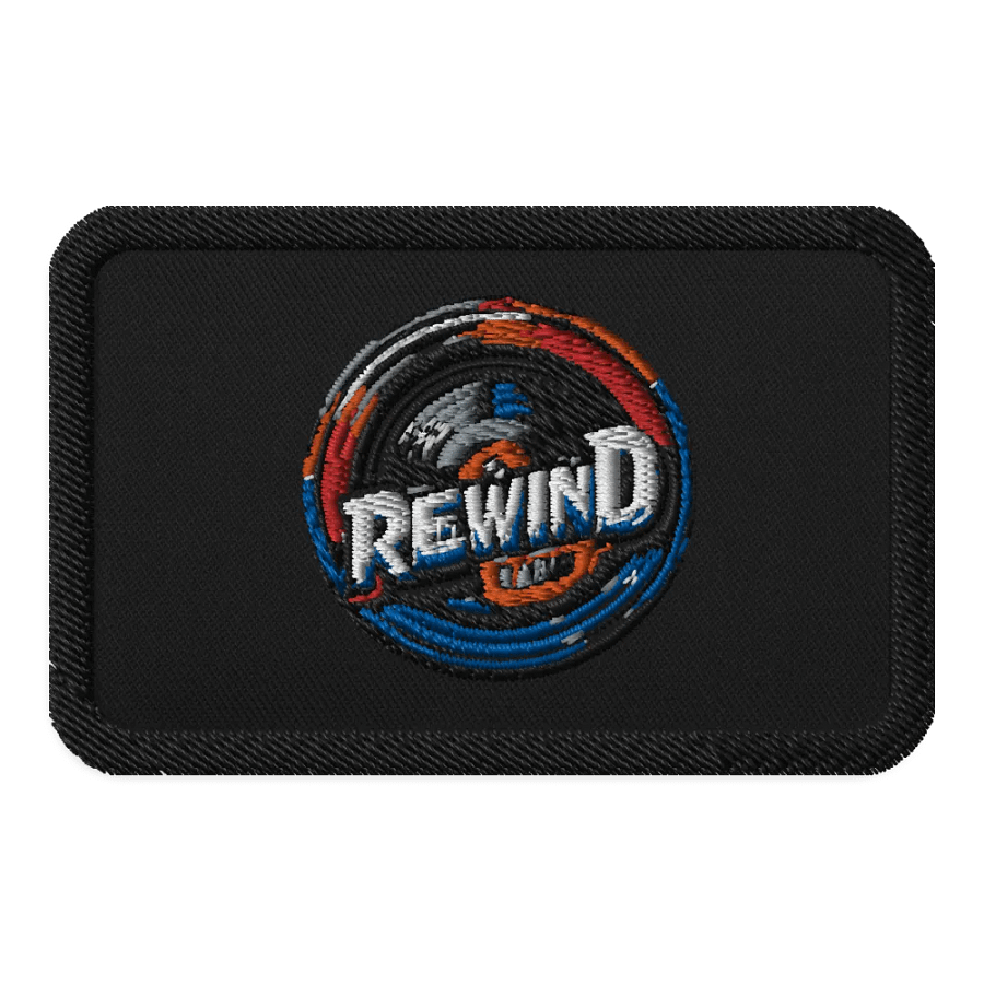Rewind Radio Embroidered Patches product image (2)