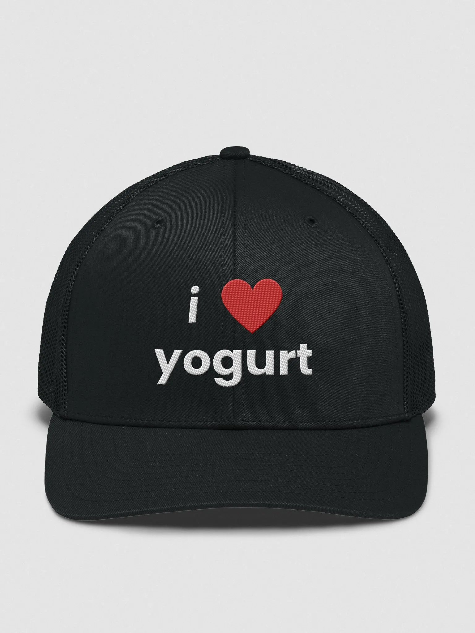 "i ❤ yogurt" embroidered hat product image (3)