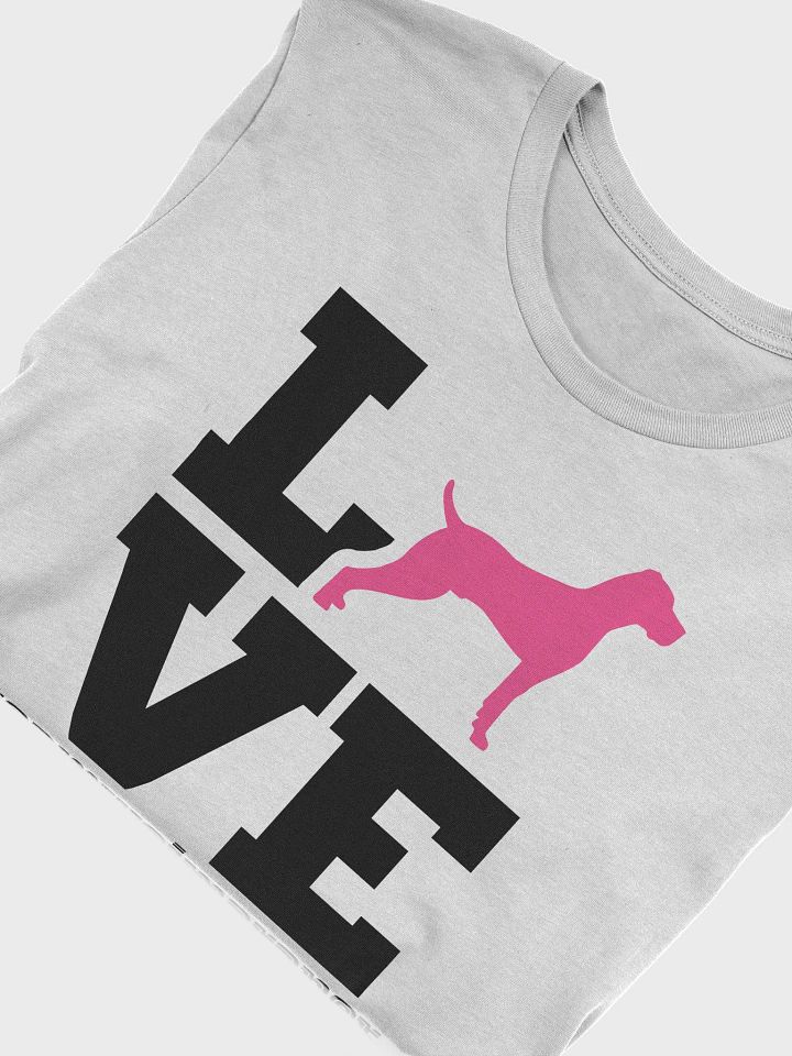 L.O.V.E. Weims (Pink) - Bella+Canvas Supersoft T-shirt product image (2)