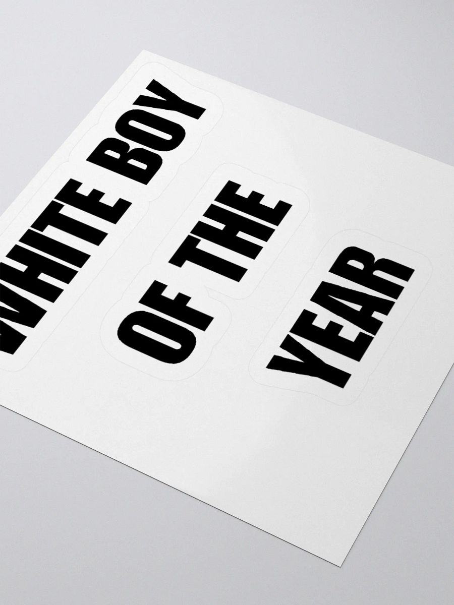 White Boy Of The Year Sticker product image (3)